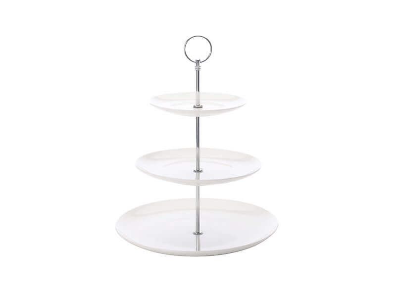 Maxwell and Williams Cashmere White 3 Tier Cake Stand