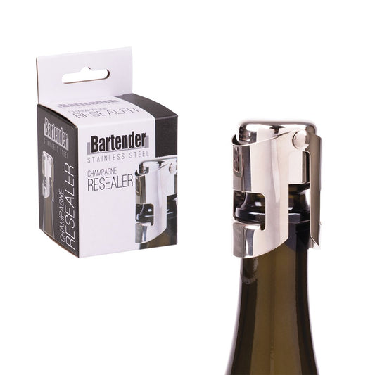 Bartender Champagne Resealer Stainless Steel Clips