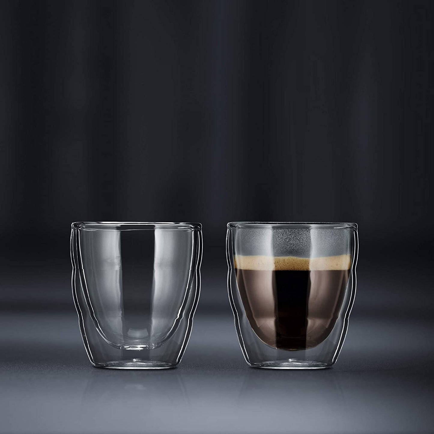 Bodum Pilatus Double Wall Glass 80ml Set of 2 Pieces