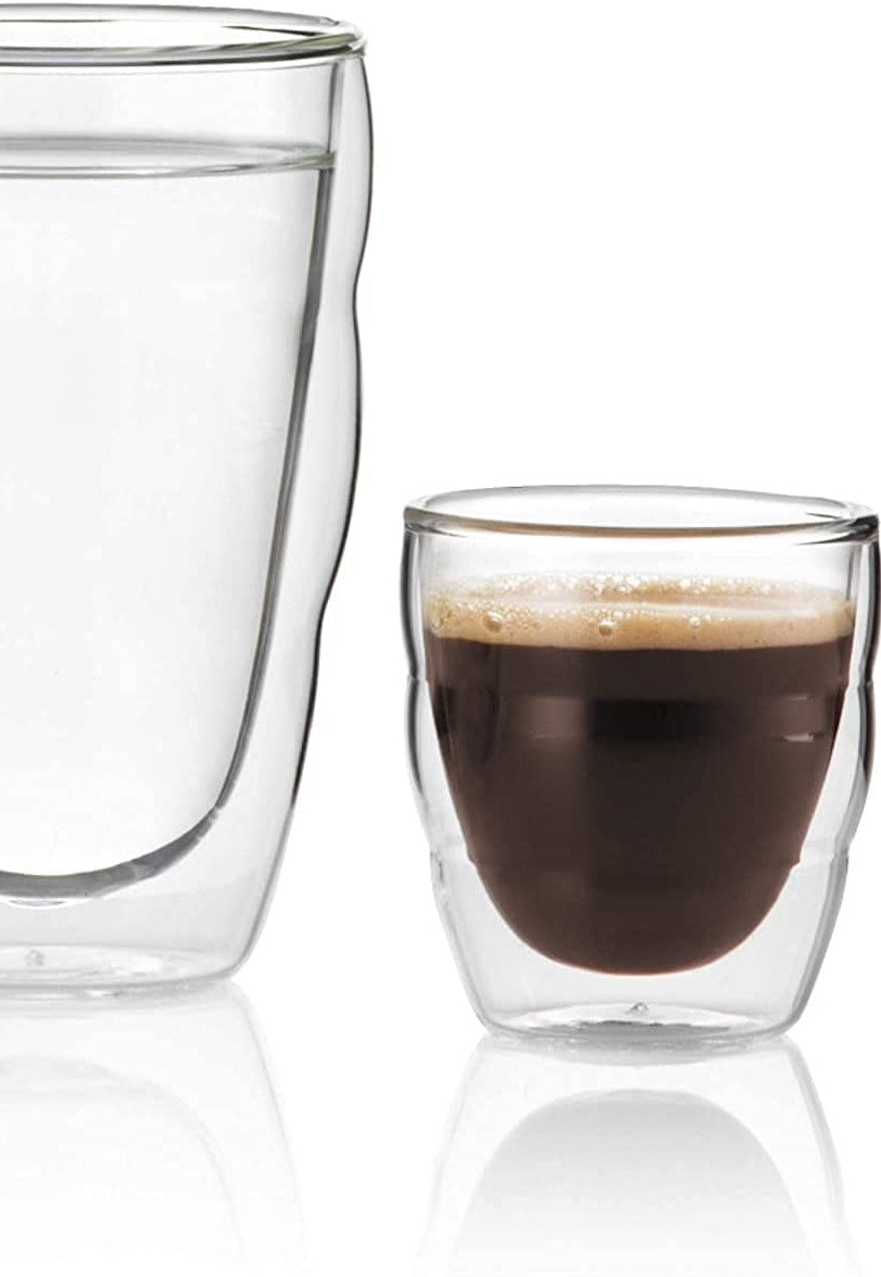 Bodum Pilatus Double Wall Glass 80ml Set of 2 Pieces