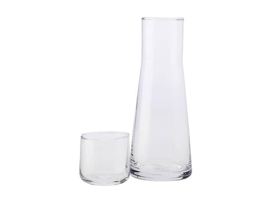 Casa Domani Evolve Glass Carafe and Tumbler Set of 2 Pieces