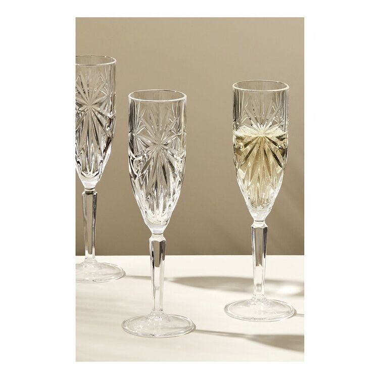 Casa Domani Grazia Flute Glass 150ml Set of 4 Pieces