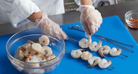 Chef Inox Cutting Board Polypropylene Blue 23cm x 38cm