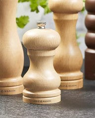 Cole & Mason Capstan Pepper Mill in Beechwood 12cm