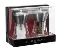 Cole & Mason Chester Stainless Steel Salt & Pepper Set 12.5cm