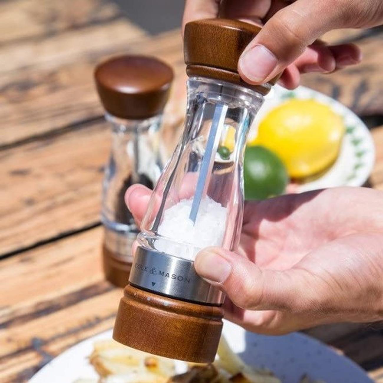 Cole & Mason Keswick Salt Mill Wood/Acrylic 18cm