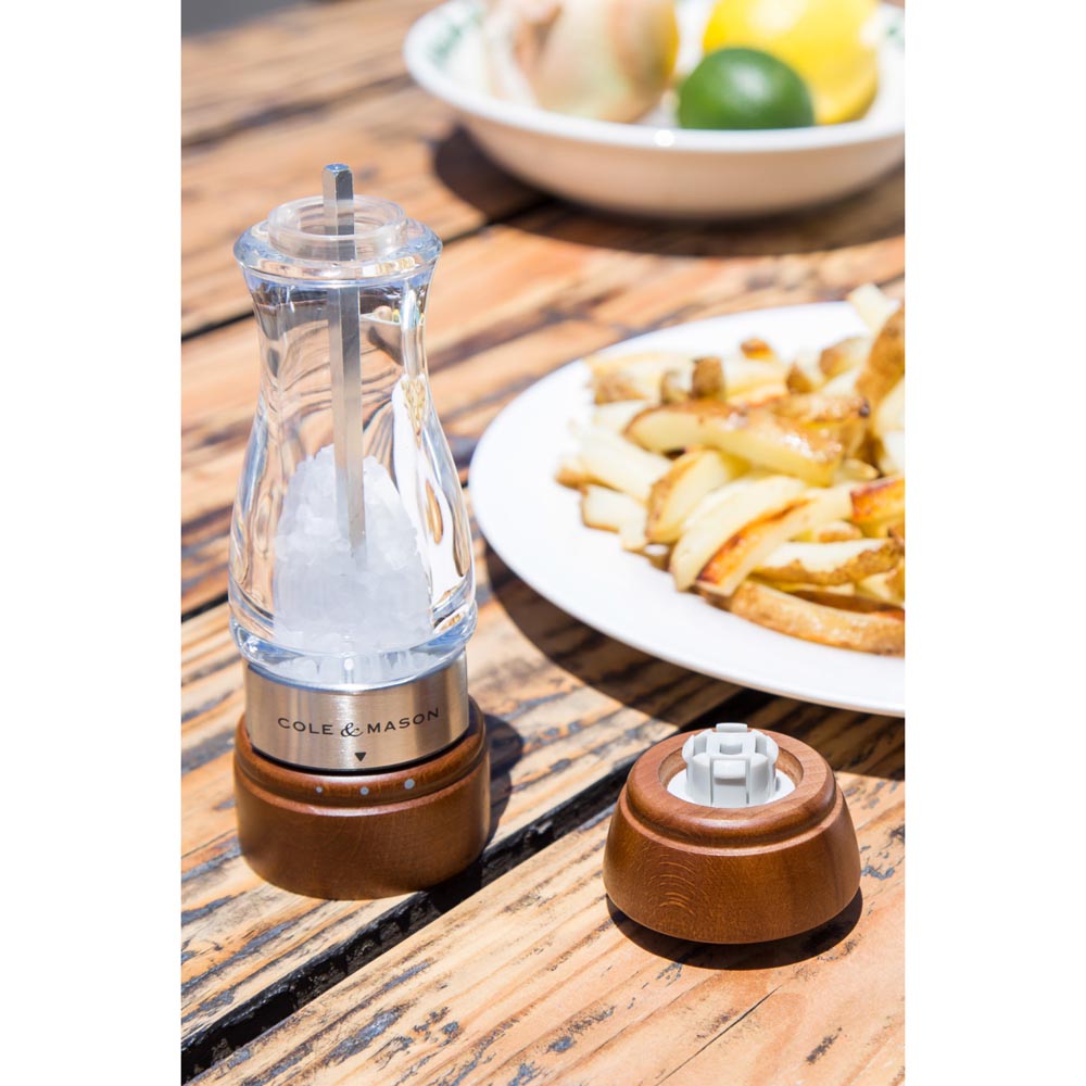 Cole & Mason Keswick Salt Mill Wood/Acrylic 18cm