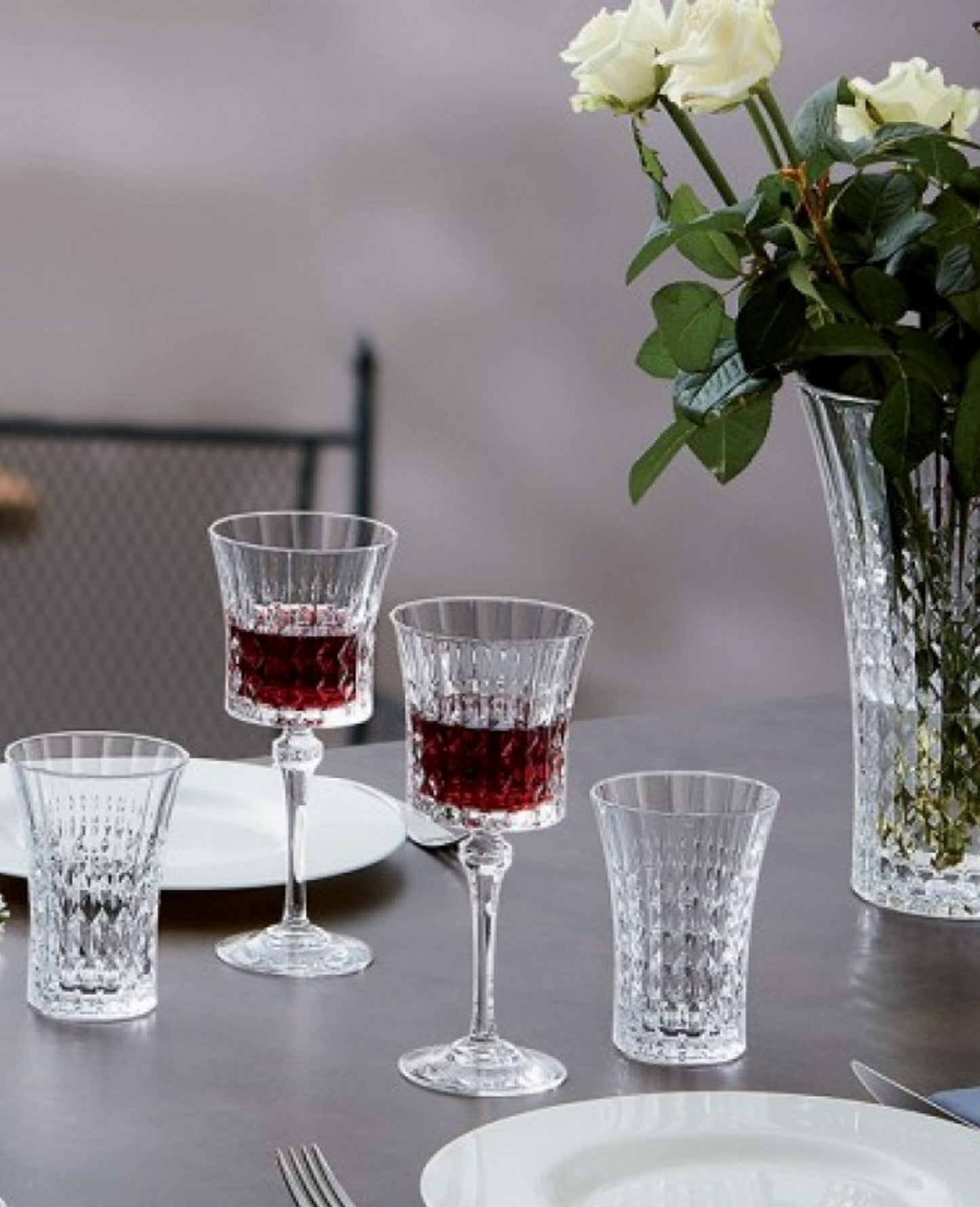 Cristal d'Arques Lady Diamond Hiball 360ml Set of 6 Pieces