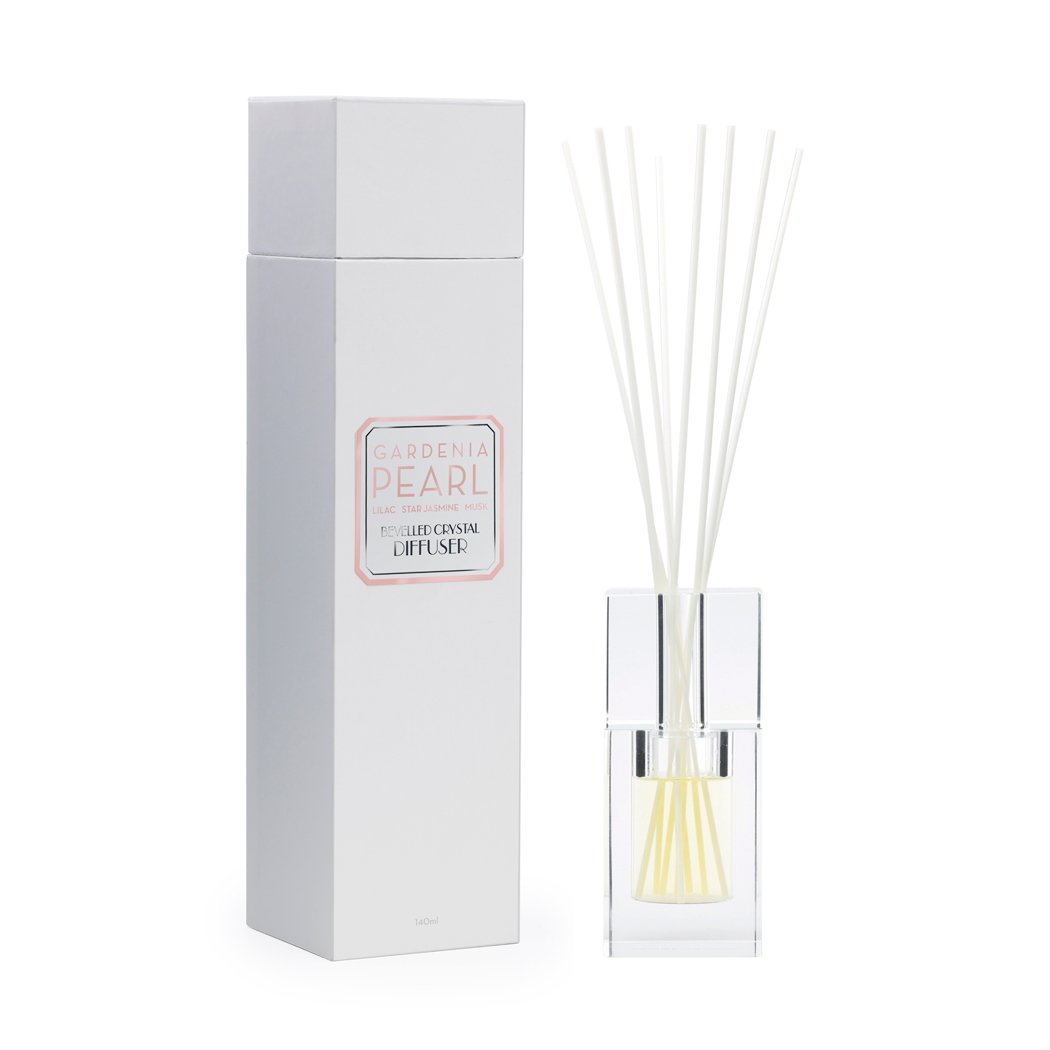 Crystal Glass Diffuser Gardenia Pearl 140ml-1