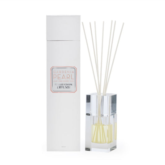 Crystal Glass Diffuser Gardenia Pearl 140ml