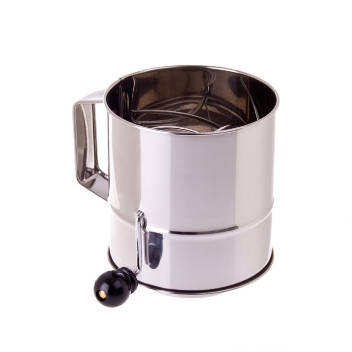 D-Line Flour Sifter 6 Cup Crank Action