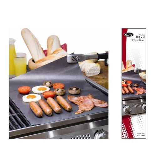 D-Line Heavy Duty Non-Stick Reusable BBQ/Oven Liner 50cm x 40cm