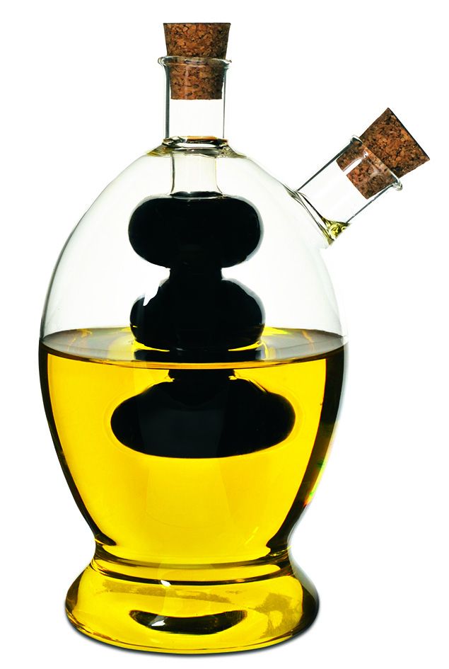 Davis and Waddell Glass Oil Vinegar Bottle Grape