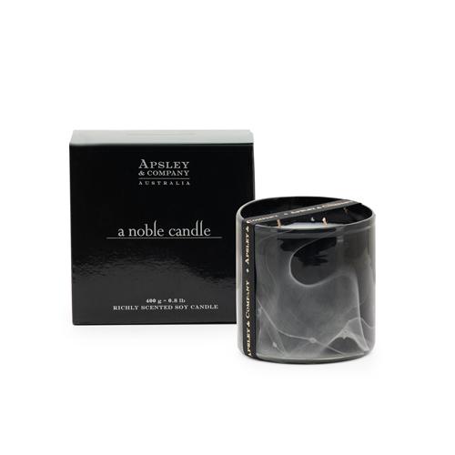 Apsley & Company Luxury Tempest Candle 50Hours Black 400Grams