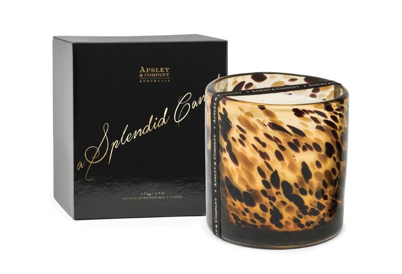 Apsley & Company Luxury Candle Vesuvius 10cm 50 hours 400gm