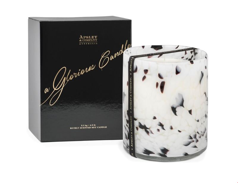Apsley & Company Luxury Candle Santorini 15cm 180 hours 1.7kg