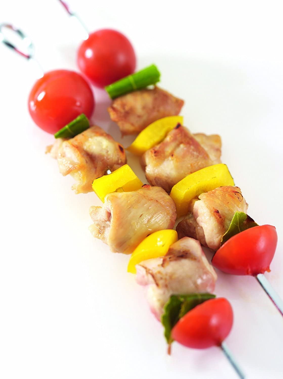 DLine Chrome Skewers Pack of 6 Pieces 20cm