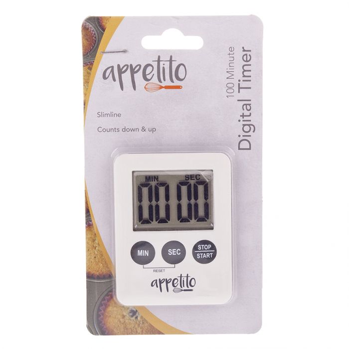 DLine Digital Timer 100 Minutes Slimline