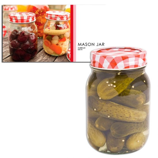 DLine Mason Preserving Glass Storage Jar 500ml