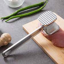 DLine Meat Mallet Tenderizer Large Aluminum