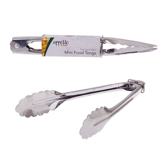 DLine Mini Tongs Stainless Steel 18cm