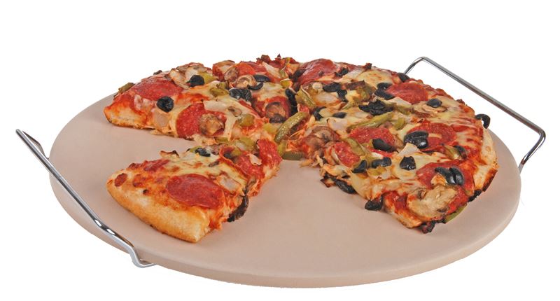 DLine Pizza Stone with Rack 33cm