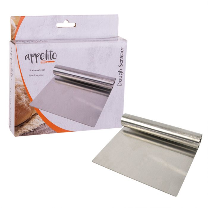 DLine Stainless Steel Dough Scraper Bakers Helper