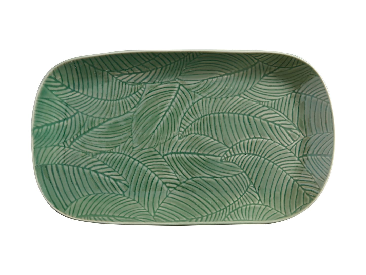 Maxwell Williams Panama Oblong Platter 34x19cm Kiwi