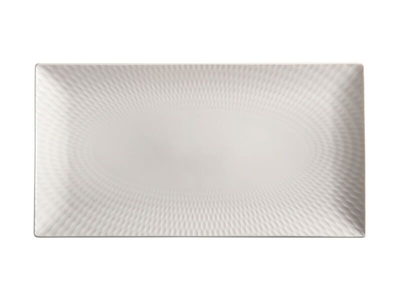 Maxwell and Williams White Basics Diamonds Rectangular Platter 35cm x 19cm