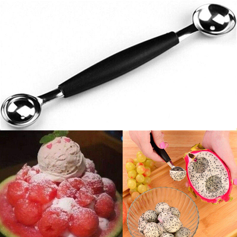 Double Melon Baller Stainless Steel Soft Grip Avanti-3