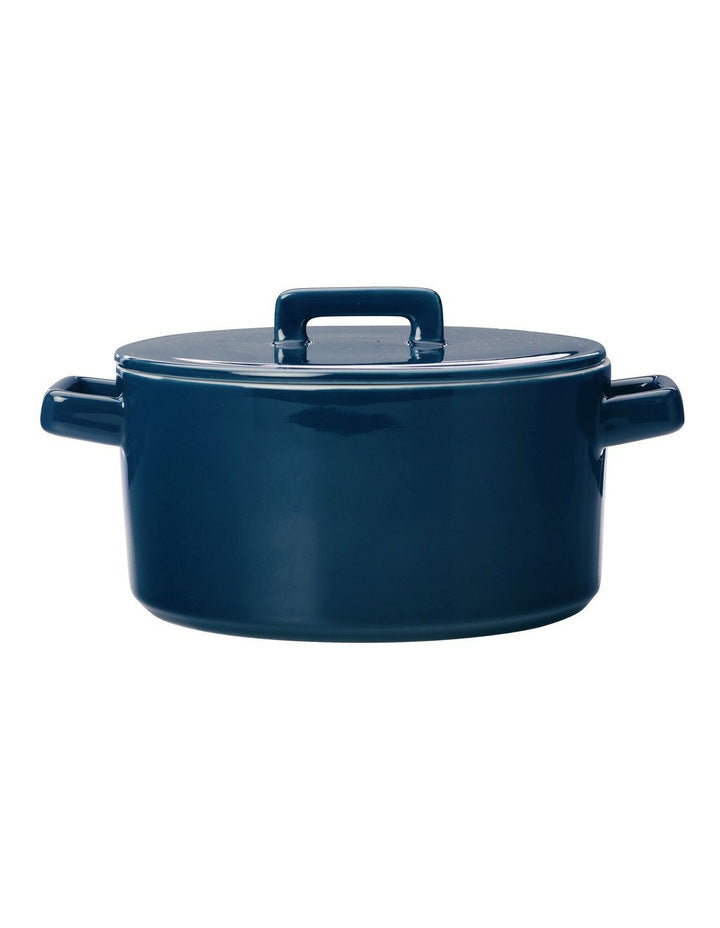 Epicurious Teal Round Casserole 1.3L