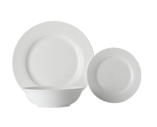 Maxwell & Williams White Basics European Rim 18 Pce Dinner Set