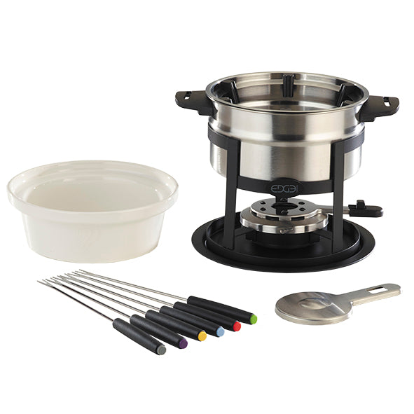 Fondue Set Stainless Steel 12 Piece