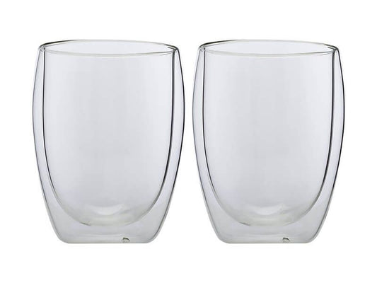Maxwell and Williams Blend Double Wall Glass 350ml Set of 2 Pieces