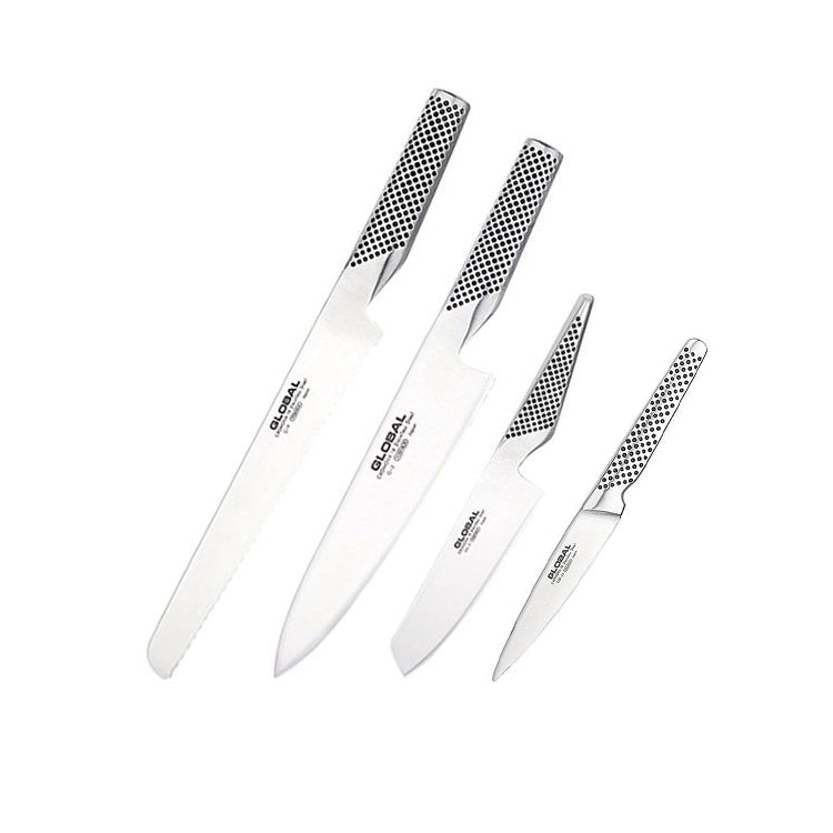 Global Teikoku 5 Piece Knife Block Set