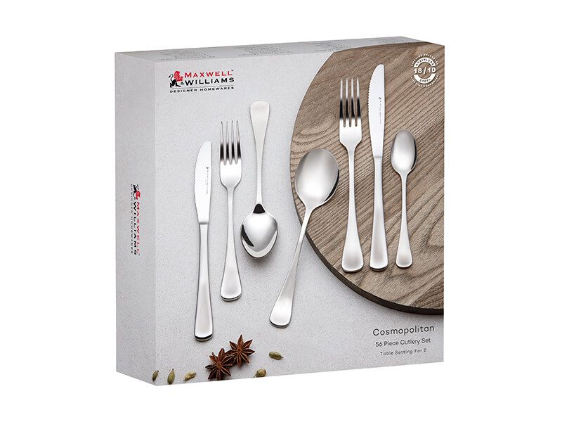 Maxwell and Williams Cosmopolitan Cutlery Set of 56 Pieces