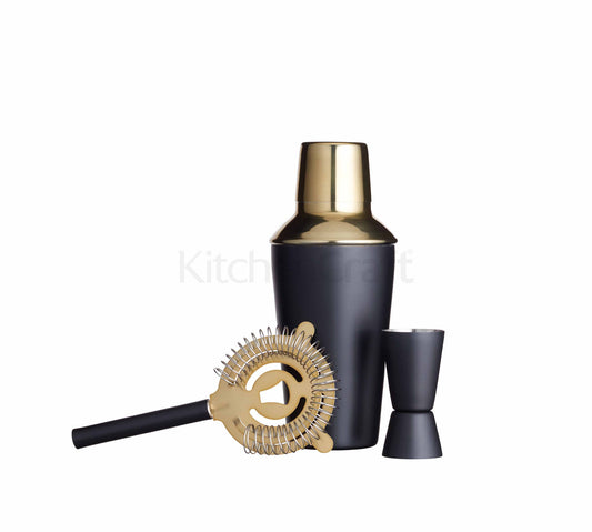 Barcraft Cocktail Black Gold Set of 3 Pieces 500ml