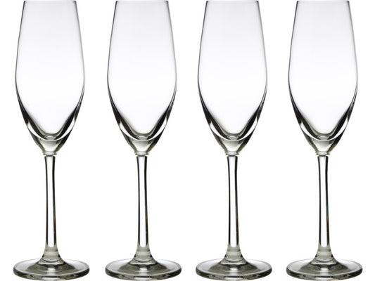 Casa Domani Chiara Champagne Flute Set 4 210mL