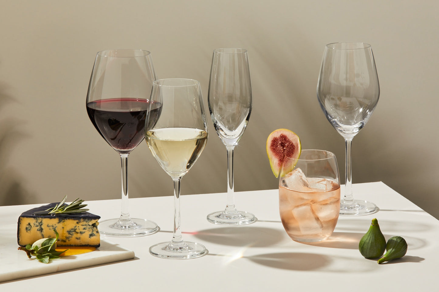 Casa Domani Chiara Stemless Glasses Set 4 390mL