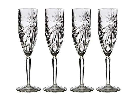 Casa Domani Grazia Flute Glass 150ml Set of 4 Pieces