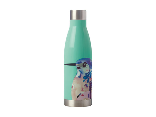 Maxwell & Williams Pete Cromer Insulated Drink Bottle Azure Kingfisher