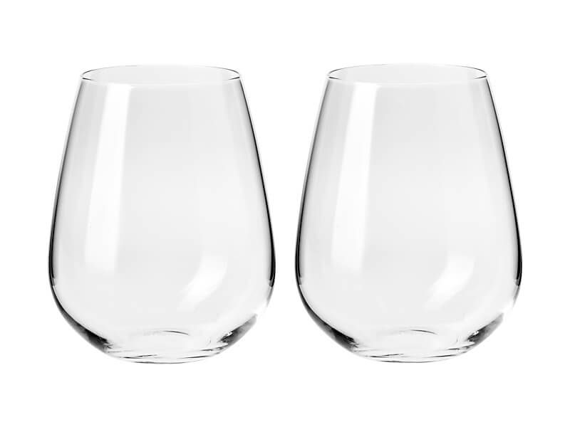 Krosno Duet Stemless Wine Glass 500ml Set 2