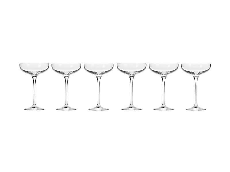 Krosno Harmony Champagne Coupe 240ml 6 Piece Set