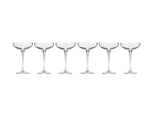 Krosno Harmony Champagne Coupe 240ml 6 Piece Set