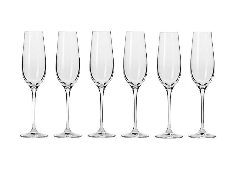 Krosno Harmony Champagne Flute 180ml 6 Piece Set