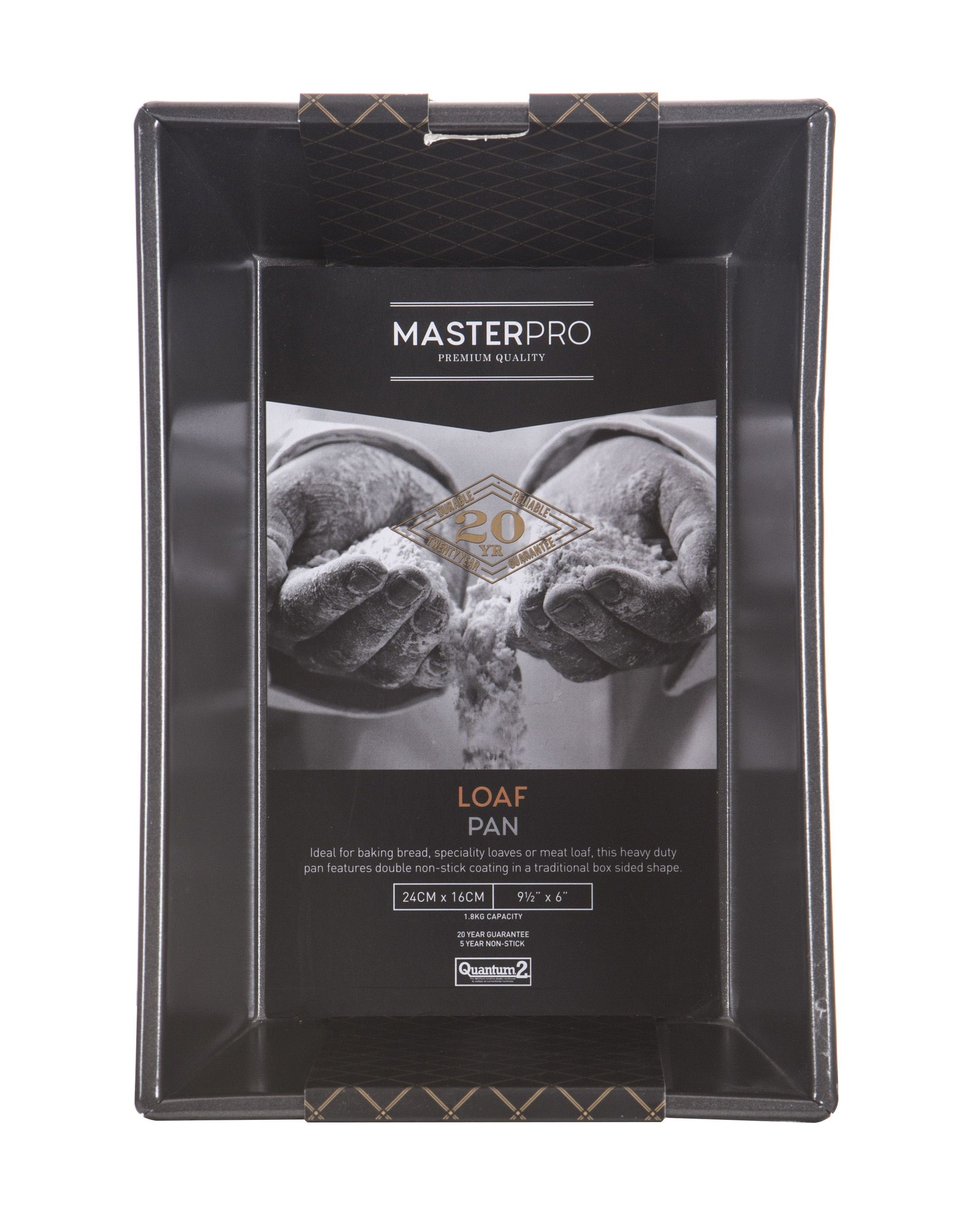 MASTERPRO BREAD LOAF TIN PAN 25X17X12CM N/S