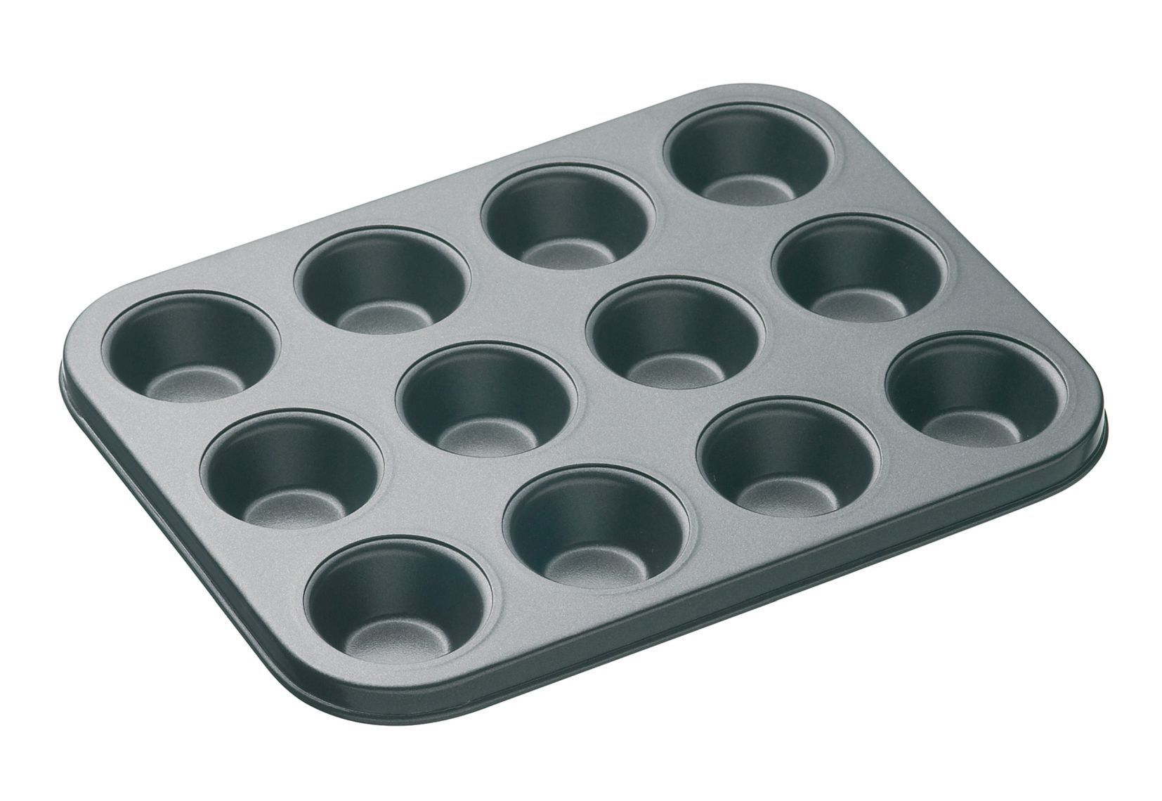MASTERPRO MINI  MUFFIN PAN 12 CUP N/S