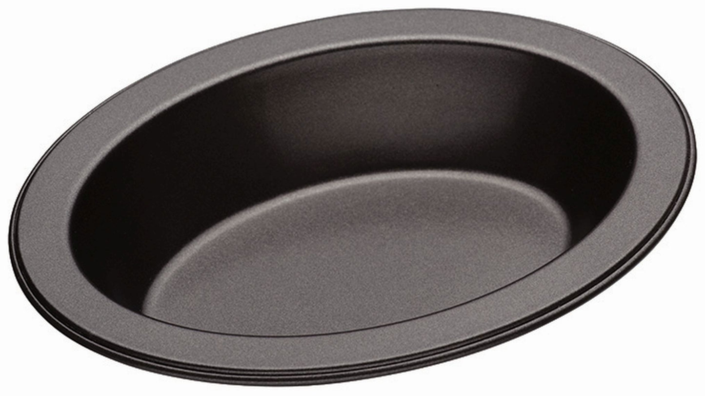 MASTERPRO PIE DISH IND OVAL 16X12.5X3CM N/S