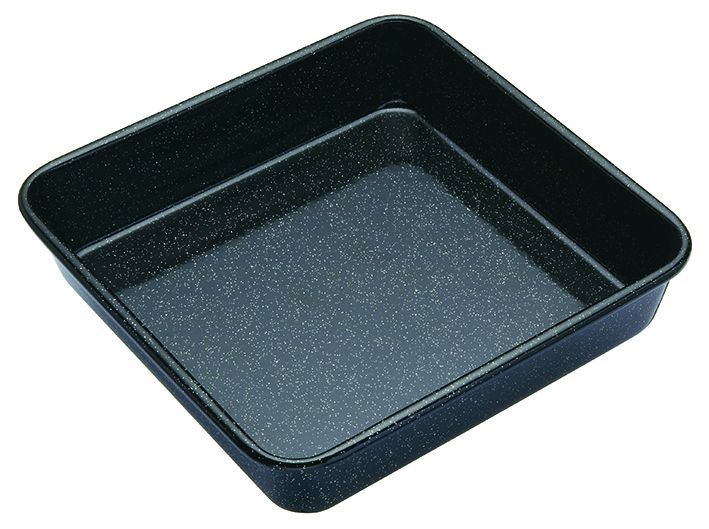 MASTERPRO PRO ENAMEL SQ ROASTING PAN 24X4.5CM