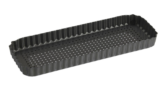 MasterPro Non Stick Crispy Bake Rectangular Flan Loose Base 36cm x 13cm